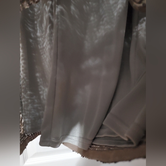 NWT Silver Sequin Embellished Cocktail Dress Size 10 by Aidan Mattox - Picture 11 of 14